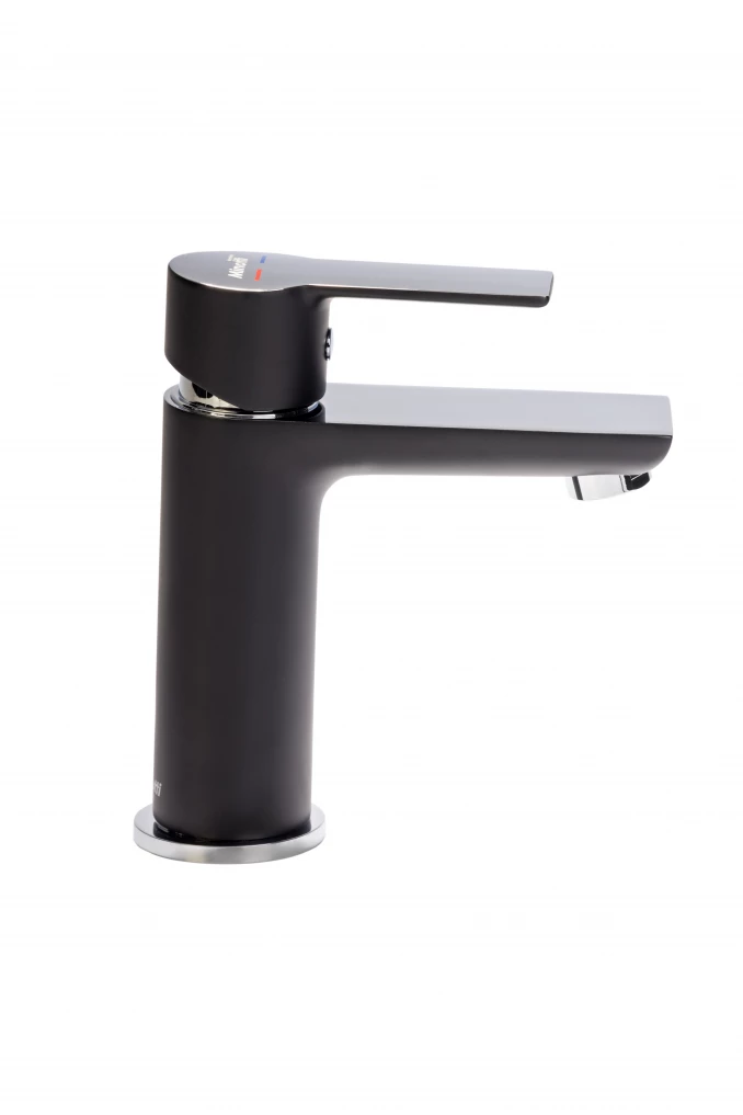 Baterija STELA za lavabo crna-hrom 2312