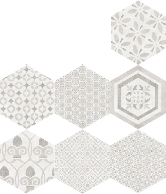 AT. HEX ALPHA MIX-PERLA 25.8X29-Keramicka plocica