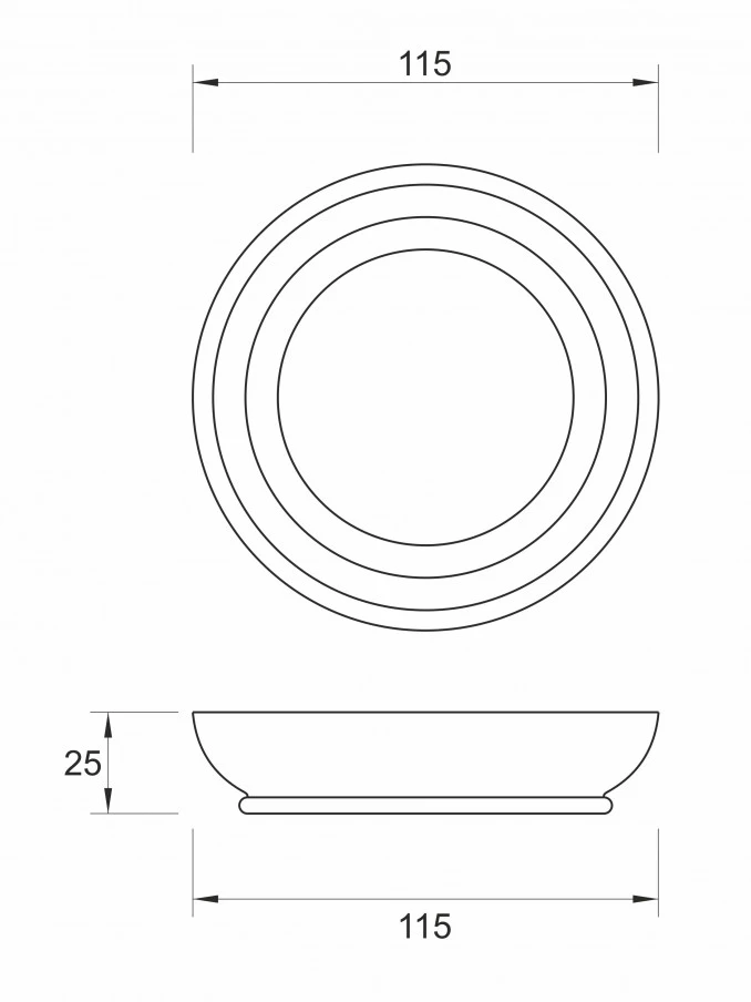 Držač sapuna MINOTTI stojeći crni mat BM7803