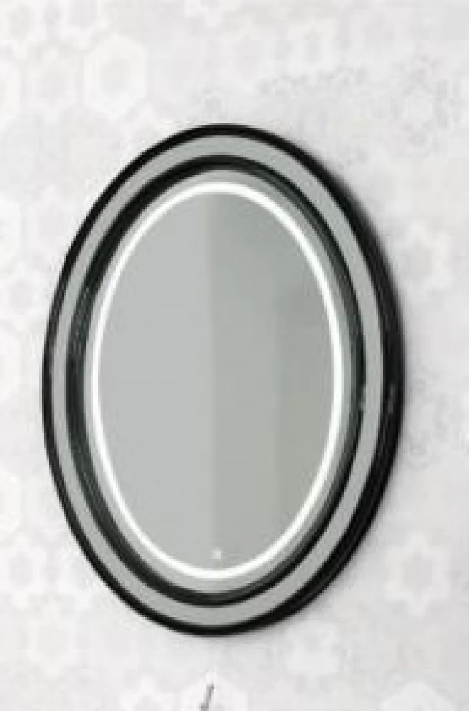 Toaletno ogledalo LED LineAtr FIONA black silver FIO0800.LD