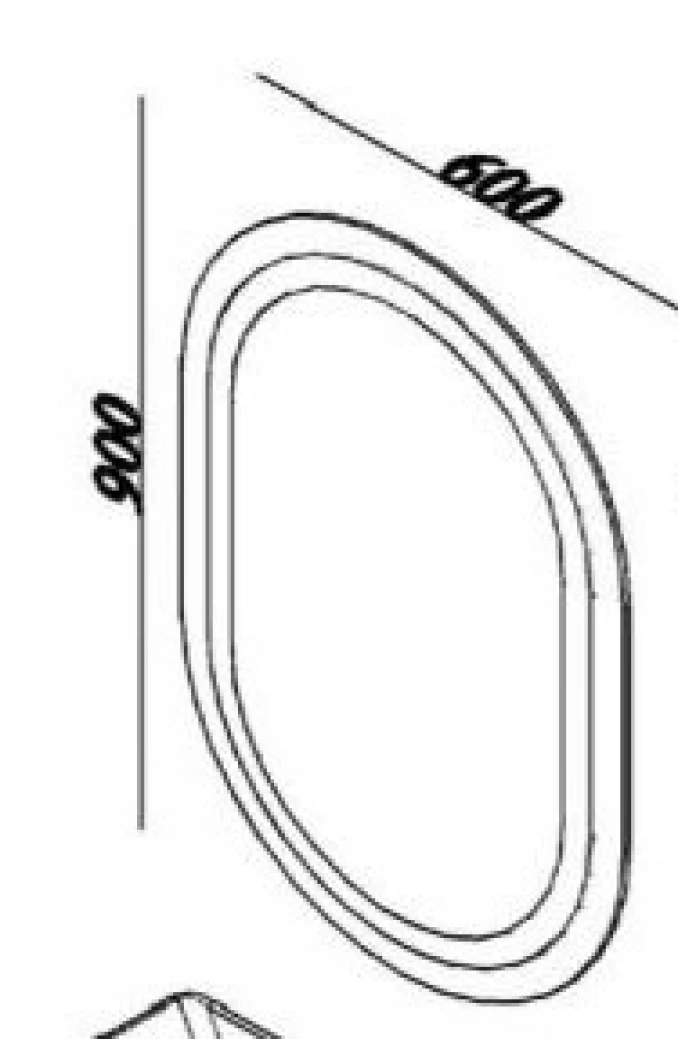 Ogledalo LED LineArt GLORY GLO0800.LD