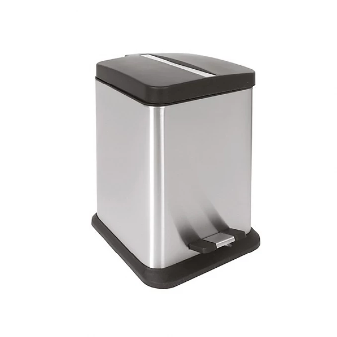 Kanta za smece 6L kvadratna hrom-saten 006-KS