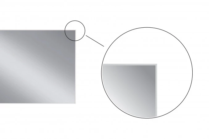 Ogledalo COPEN 120x70 silver ram C-06-07SR