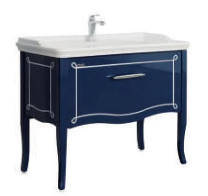 Toaletni ormaric LineArt FIONA 80cm sa lavaboom blue FIO0800.BS