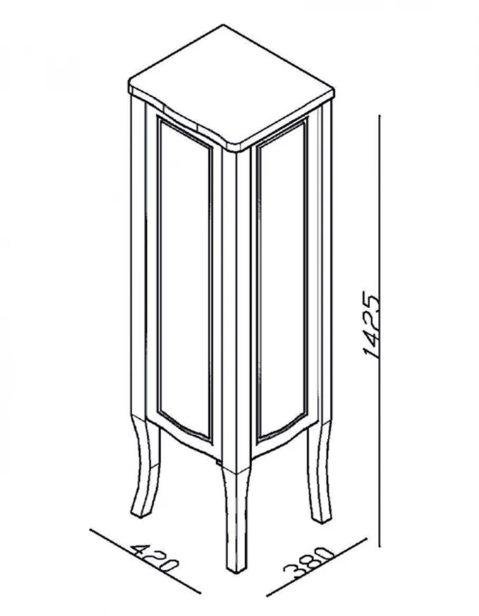 Toaletni ormaric LineArt FIONA vertikala FIO0000.SD