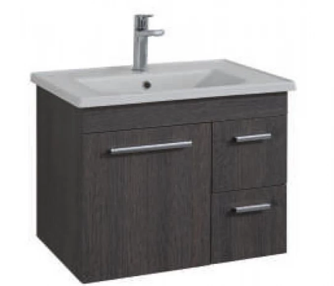 Toaletni ormaric LineArt LINEA 65cm sa lavaboom ANTHRACITE OAK LIN0650.BS