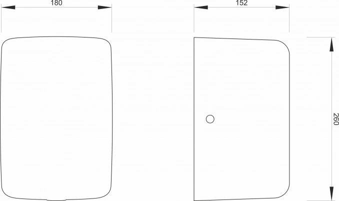 Sušač za ruke PROCLEAN form S-S mat PC-04-100M