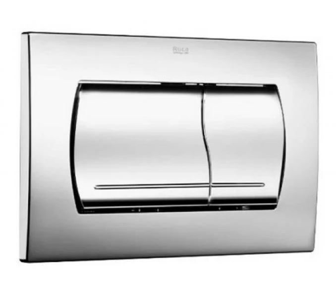 Taster DUAL PLATE 52 HROM za ugradni vodokotlic  ROCA NEW RO890115081