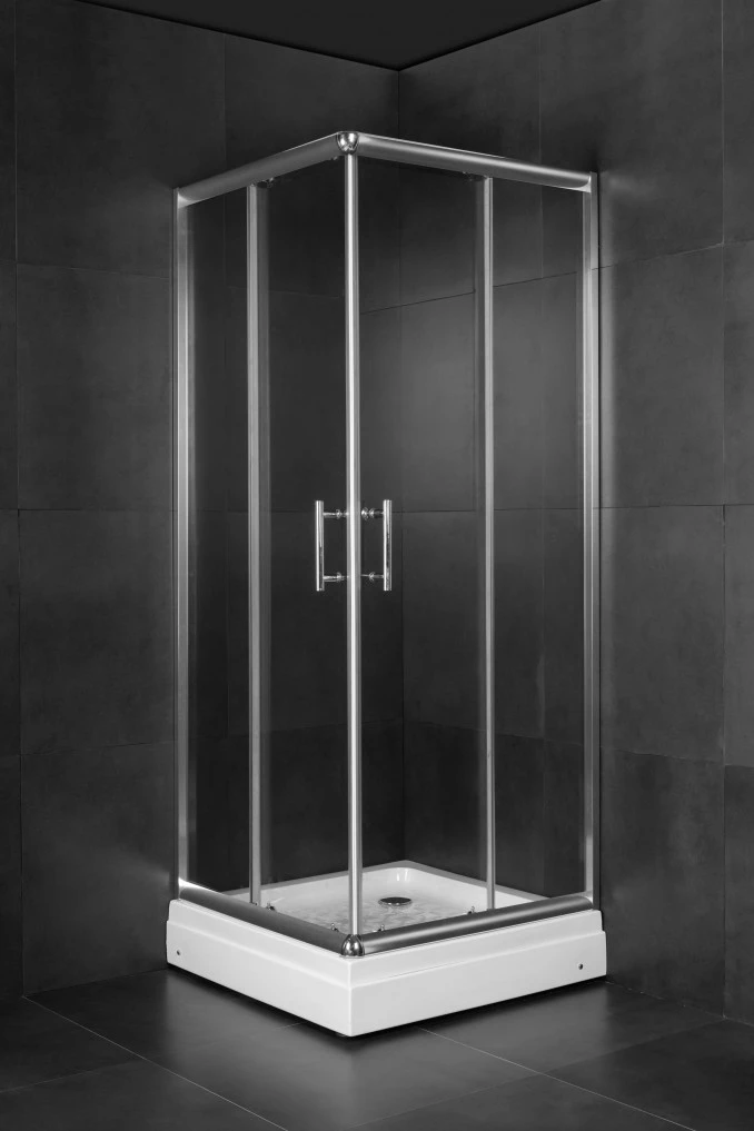 Tuš kabina kvadratna 90x90x185 5mm cisto staklo JA-5192