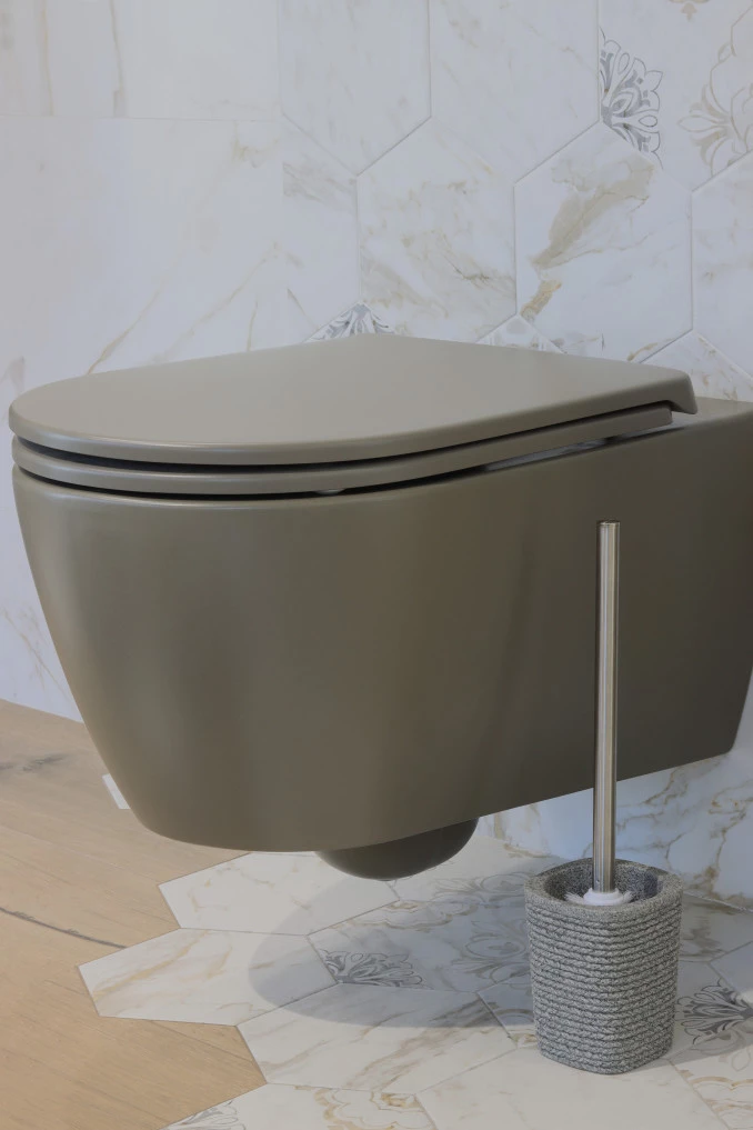 WC cetka MINOTTI stojeca siva S7704