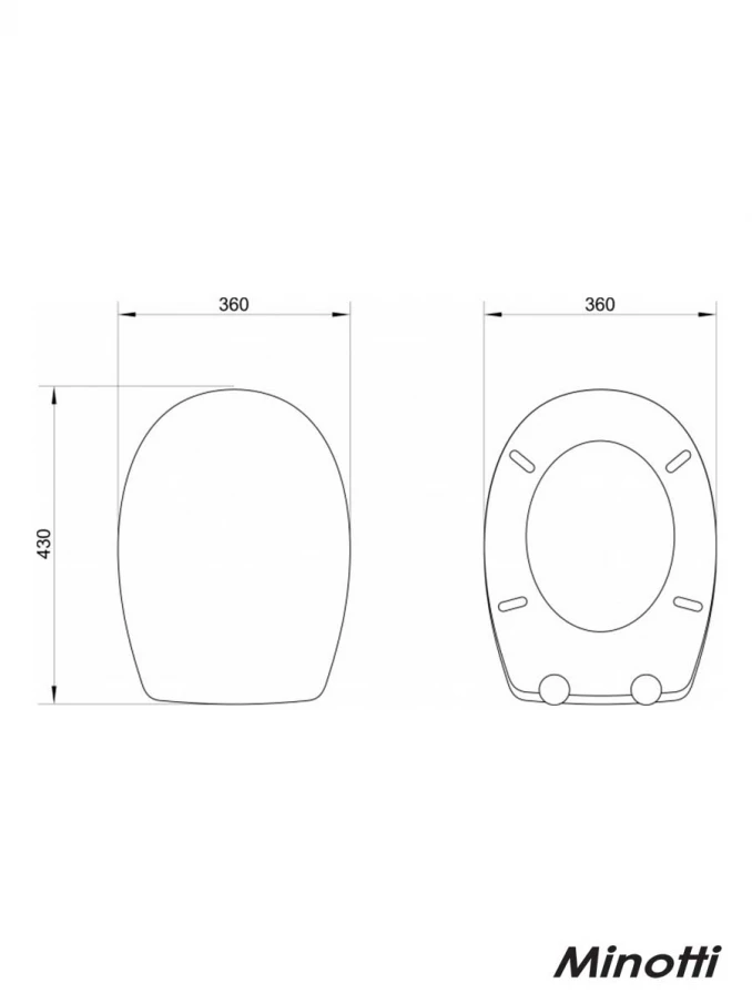 WC daska duroplast CRVENA MD-113