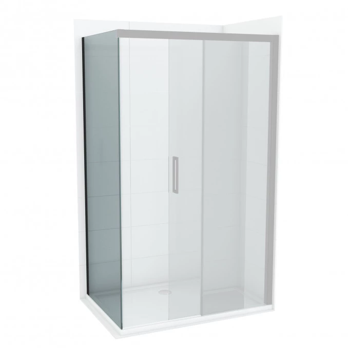 Bocno staklo 90x200 8mm COPEN ALPHA BLACK C-02-B9090SC