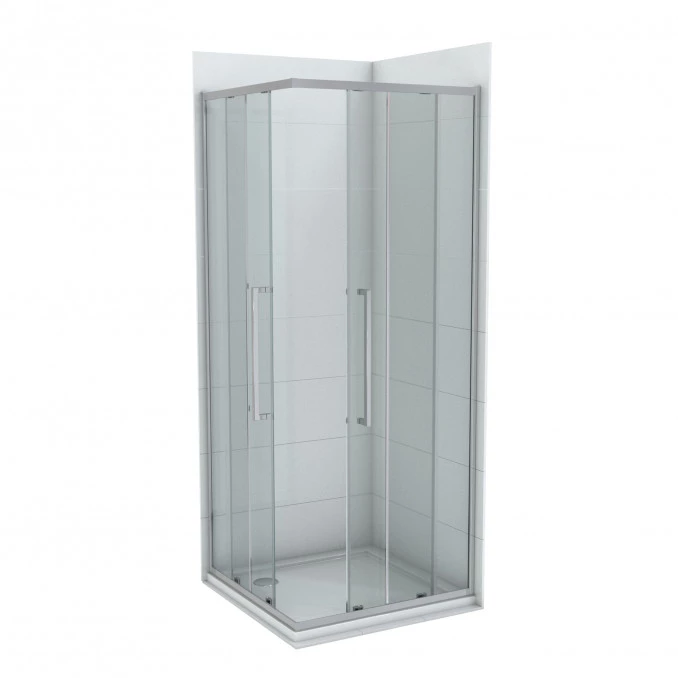 Tuš kabina kvadratna 90x90x200 6mm sa tankim ramom C-02-2295