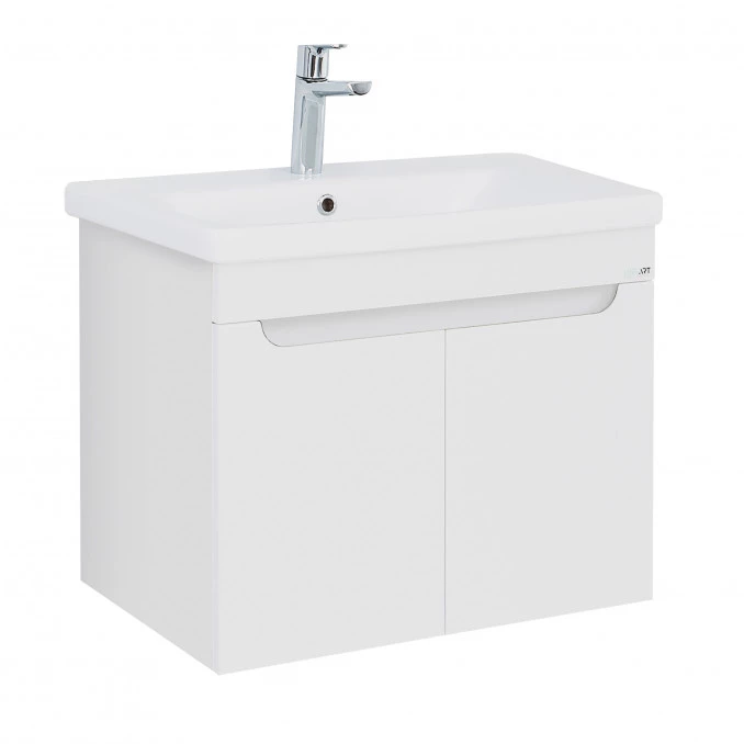 Toaletni ormaric LineArt ENJOY 80cm sa lavaboom white ENJ0810W.BS