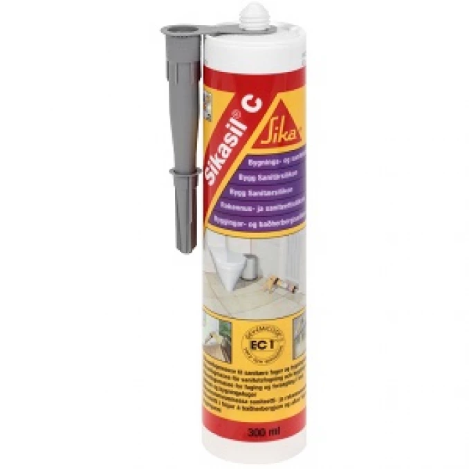 SIKA Sanisil sivi 300 ml -silikon