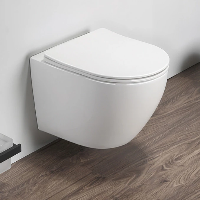 WC šolja konzolna PERLA compact rimless sa duroplast soft close WC daskom (MWH200)