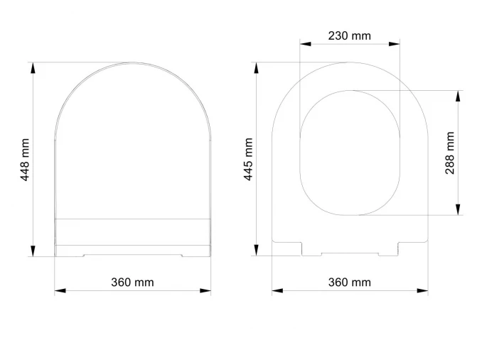 WC daska ACELYA duroplast slim soft close take off 512-001