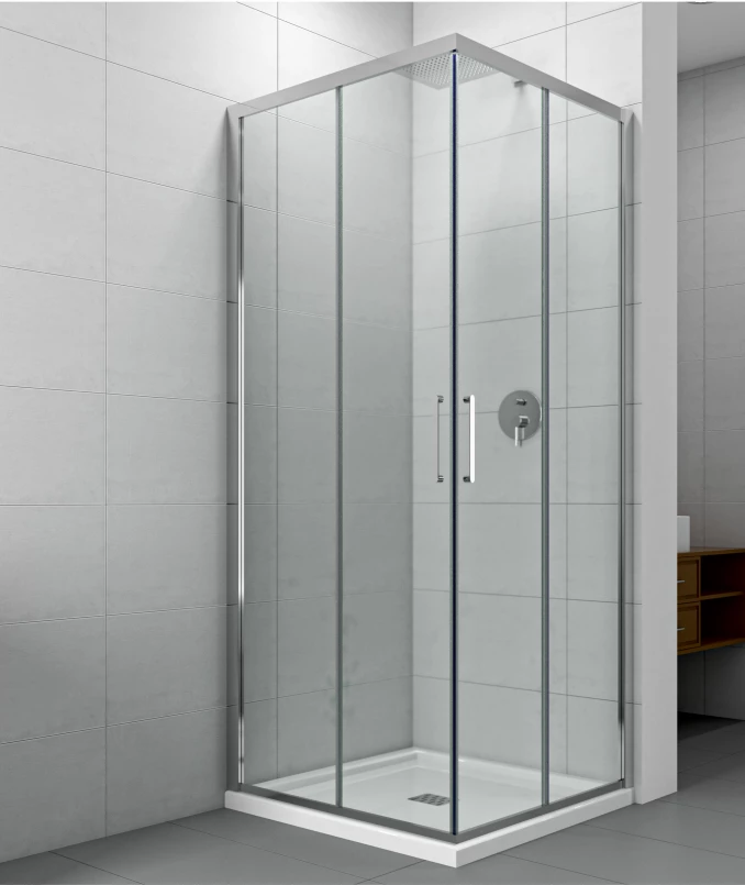 Tuš kabina kvadratna 90x90x195 6mm ATLAS C-02-190