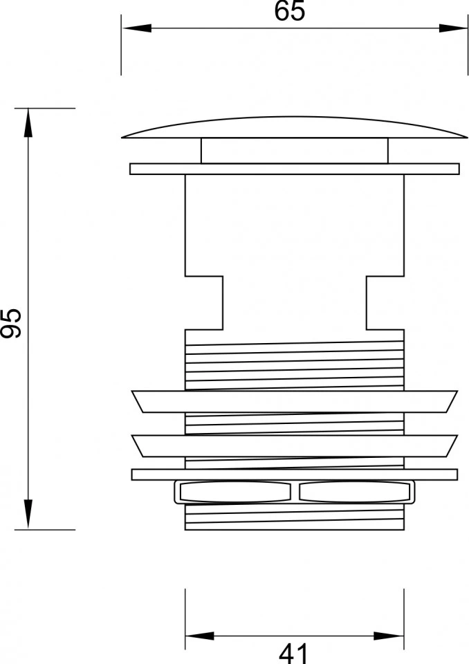 Podsklop COPEN hrom 5/4 sa prelivom C-S-2002