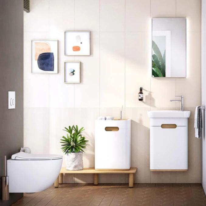Lavabo VITRA SENTO 50x37.5 cm 5945B003-0029 sa otvorom za slavinu bocno