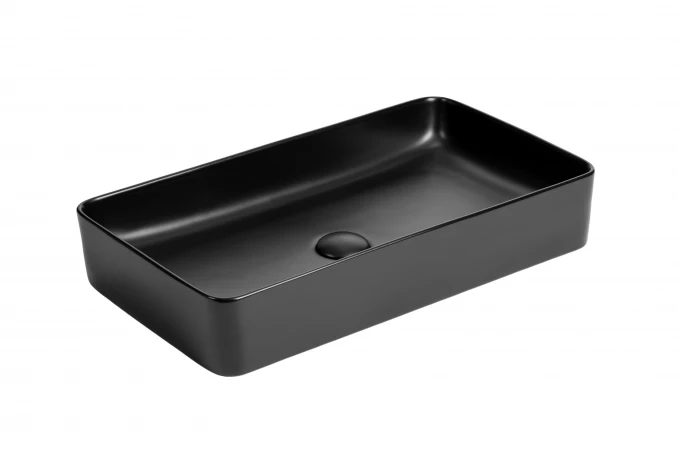 Lavabo nadgradni Minotti 7011CM 605x355x115 mat crna 