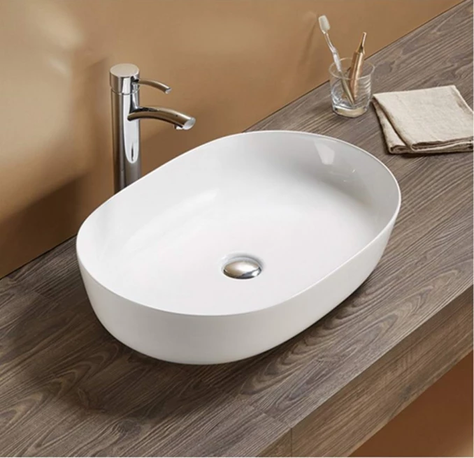 Lavabo nadgradni Minotti 7013BM 600x415x135 mat bijela