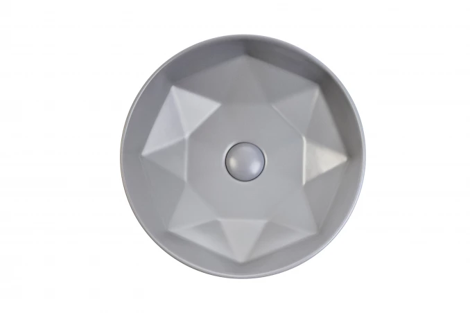 Lavabo nadgradni Minotti 7016G fi 410x145 mat siva