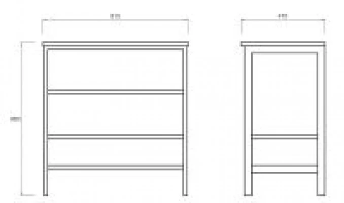 Toaletni ormaric M-800-1 sa lavaboom M-800-2