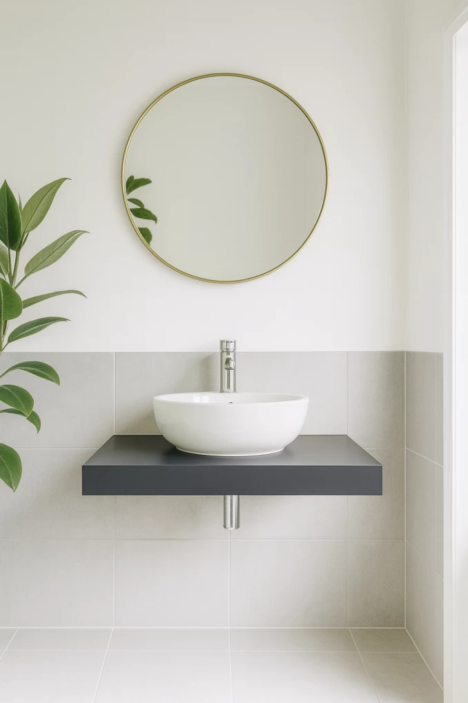 Nadgradna ploca SHELF 80cm MDF dark grey SHE0800.BS