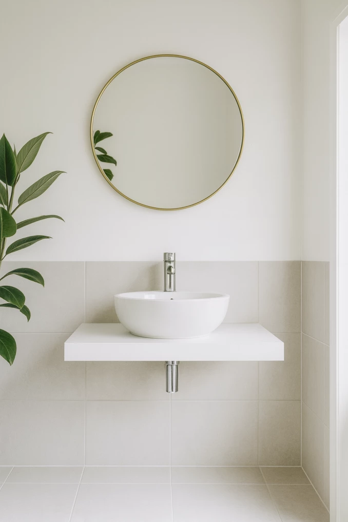 Nadgradna ploca SHELF 80cm MDF white SHE0800.BS