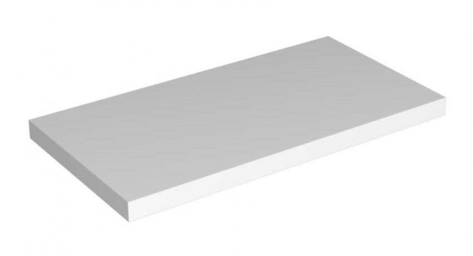 Nadgradna ploca SHELF 80 cm MDF white SHE0800.BS | Aqua Casa shop