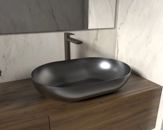 Lavabo metalni COPEN nadgradni 555x360x114mm gan metal C-15-101GM
