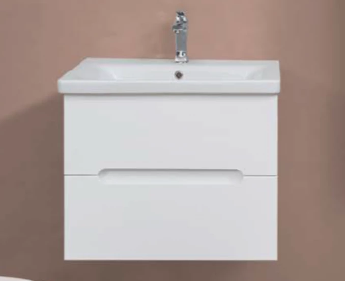 Toaletni ormaric LineArt PARLA 65cm white sa lavaboom PAR0650.BS