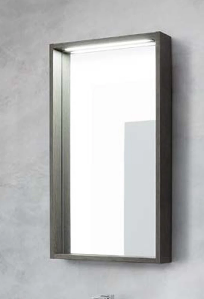 Toaletno ogledalo LineArt PLAZA 50cm ANTHRACITE OAK PLA0500.LD
