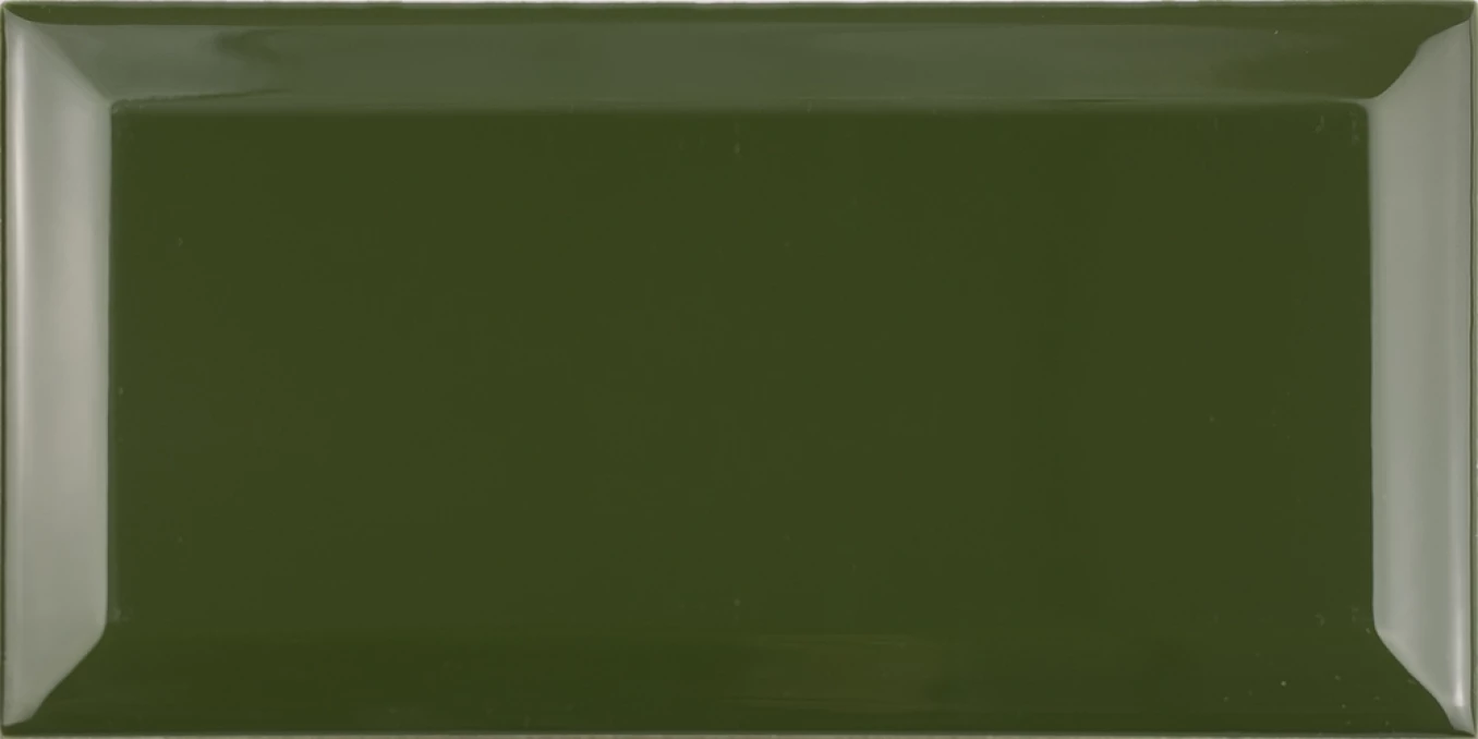 VERDE BOTELLA BISELADO 10x20