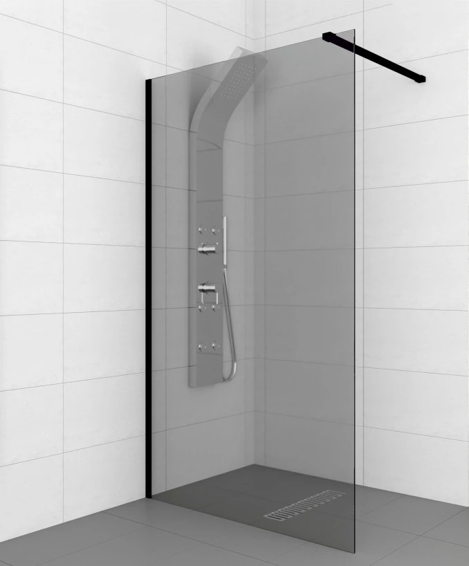 Paravan Walk-in 80x200 8mm COPEN MONTE DARK gray C-02-SB80G