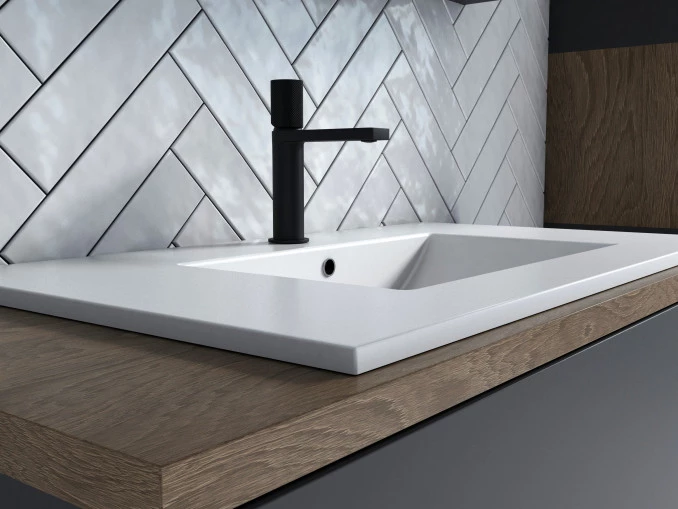 Baterija COPEN NOOK GRIP za lavabo mat black C-01-102MB