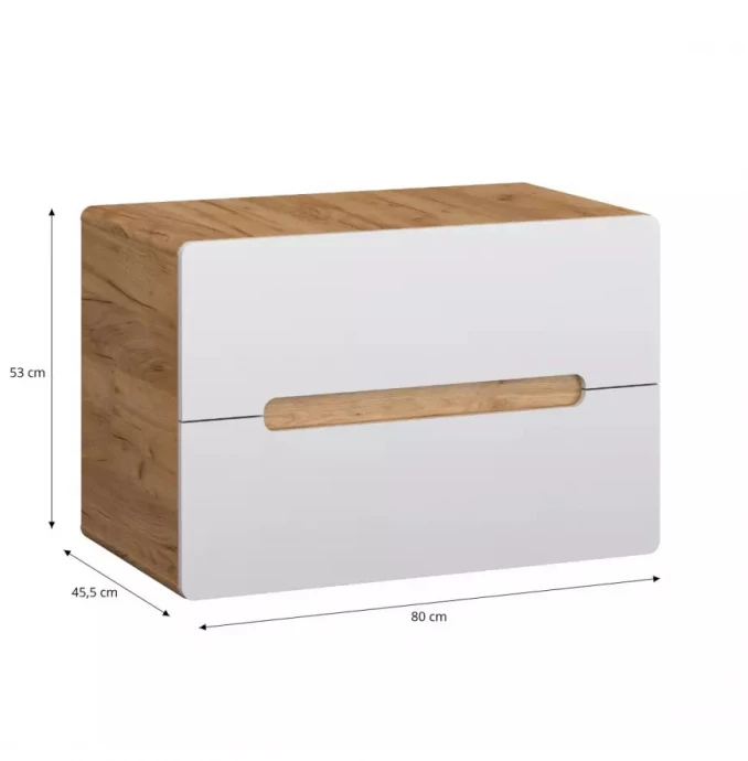 Ormaric Bronx oak craft gold white 80cm T-829