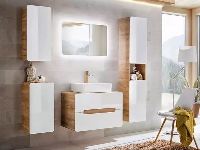 Ormaric Bronx oak craft gold white 60cm T-828