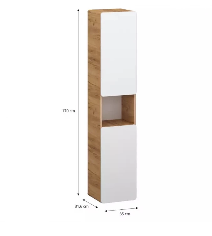 Vertikala Bronx oak craft gold white 170x35 T-800