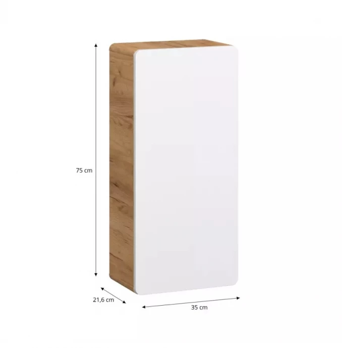 Vertikala Bronx oak craft gold white 75x35 T-830