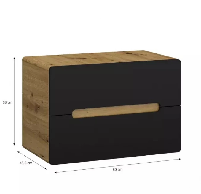 Ormaric Bronx oak craft gold black 80cm T-829