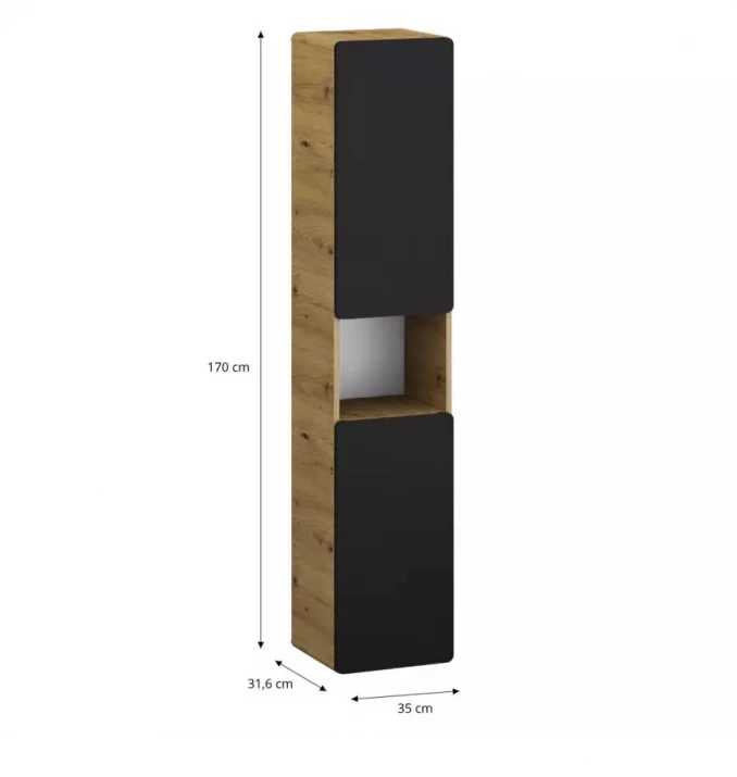 Vertikala Bronx oak craft gold black 170x35 T-800