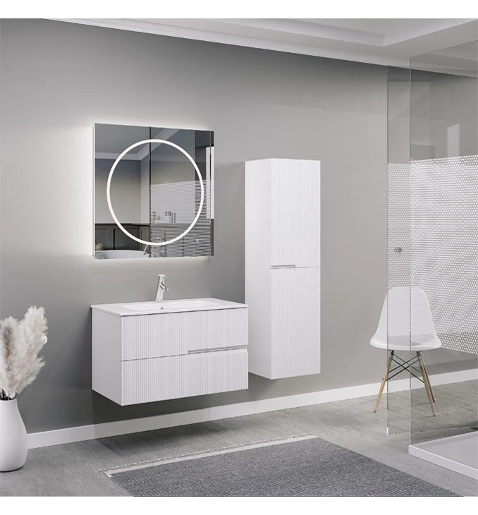 Toaletni ormaric LineArt DROP vertikala white DRP0000.SD