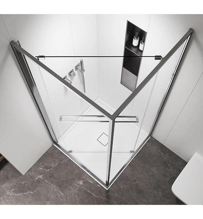 Tuš kabina kvadratna 90x90x200 6mm staklo providno. matt black COPEN ATLAS PRO 1V C-02-B43K9001V