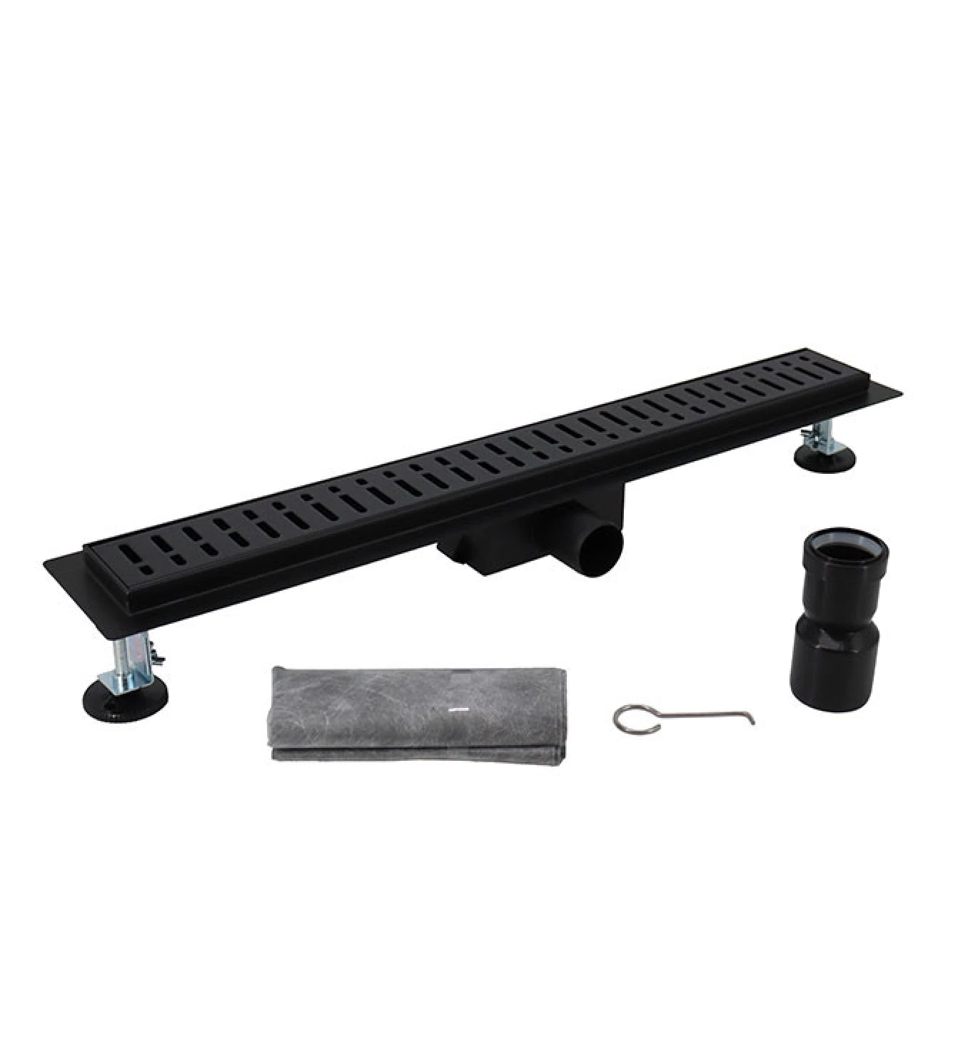 Tuš kanalica 50cm PROFIL M WAVE teflon black PMW-500MB