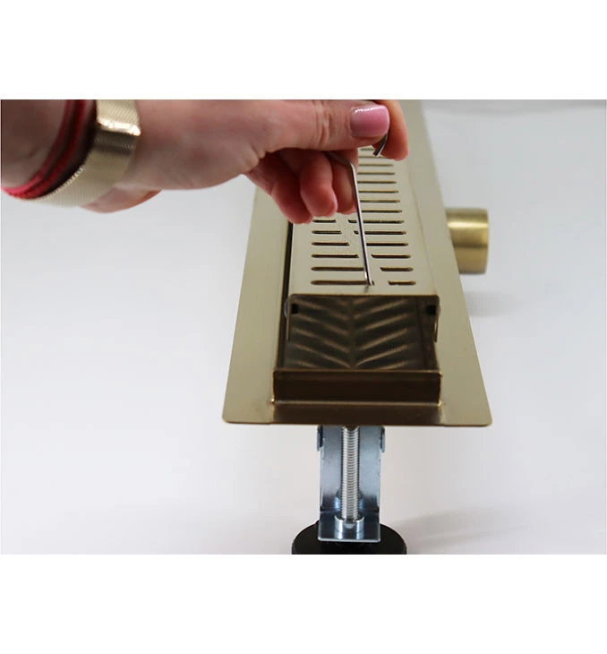 Tuš kanalica 60cm PROFIL M WAVE gold PMW-600BG