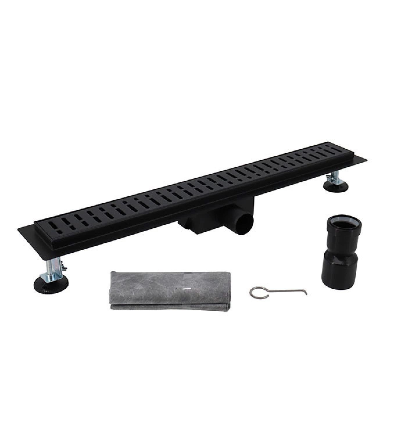 Tuš kanalica 60cm PROFIL M WAVE teflon black PMW-600MB