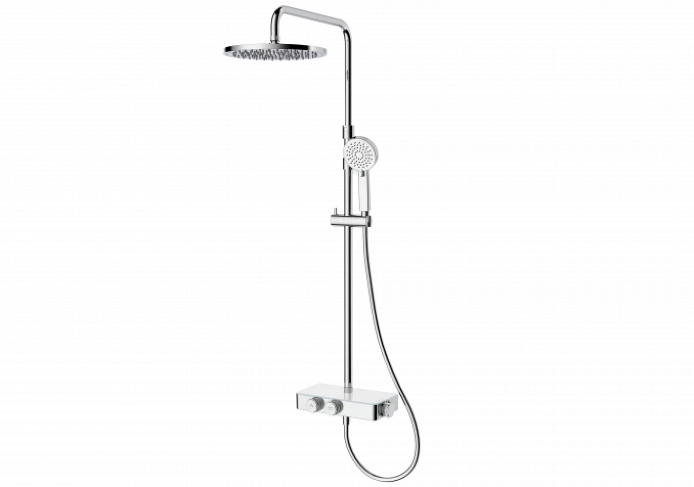 Baterija termostatska COPEN CoolTouch P sa usponskim tušem hrom C-01-504CR