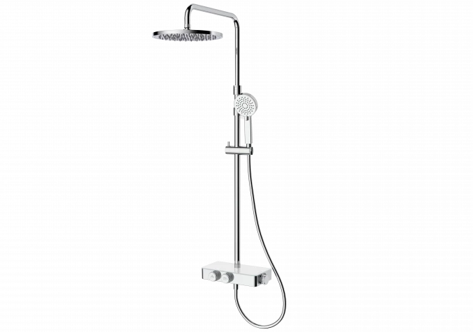 Baterija termostatska COPEN CoolTouch P sa usponskim tušem hrom C-01-504CR